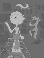 Pokemons going shopping