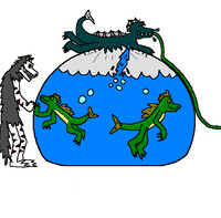 Vex's new aquarium