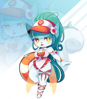 Adoptable —  Pachirisu Lifeguard ☀️🏖️