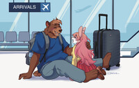 Airport scene