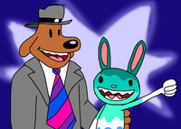 Sam and max show their pride