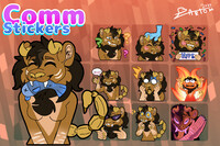 Comm sticker pack 10 for YaDinoGirl