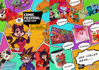 "Hufis Bilderecke at Comic Festival München"