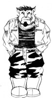 mi version furry. alone wolf