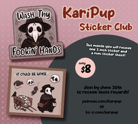 Bring out yer dead! - June Sticker Club Reveal