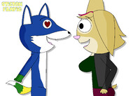 Nick the Blue Fox meets Alexi Bunwasser