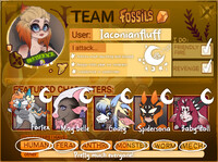 Team fossil! 2025 artfight