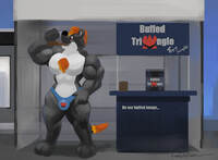 Protein Advertisement P1 (Commission) Commissions open
