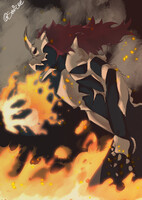 Into fires of battle W'Reed