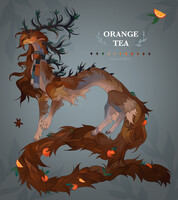 ORANGE TEA DRAGON ADOPTABLE (closed)