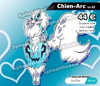[SOLD]Arcanine x Chien-Pao Fusion ADOPT!