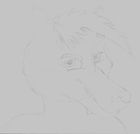 Fursona 1st sketch