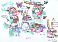 Butterfly lady
