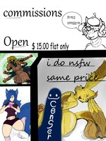 Comms open btw