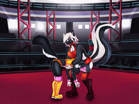 Wrestling animation commission, Cherry vs Vivi