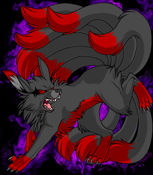 ten tailed wolf demon