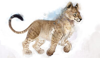 Lion cub