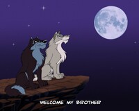 Nijuwolf and Nava wolf reuniting at the Moon reupload