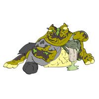 -Scribble-Aku and a Pacman frog