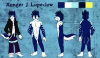 Fursona fursuit ref finished!