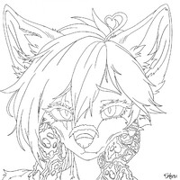 I love that fluffy eyelashes :3