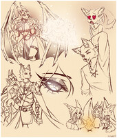 Sketches of Malaya and Jacob!