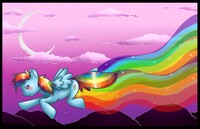 Rainbow Dash Desktop Background