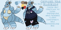 Caspian the Nidoking Ref Sheet