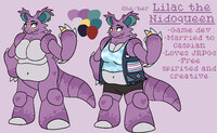 Lilac the Nidoqueen Ref Sheet