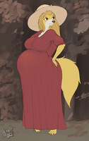 Lady in the Dress