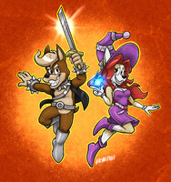 Rover and Corky - Birthday Giftart