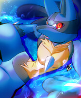 Lucario Close up