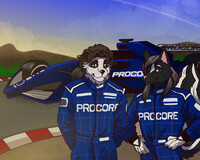Team photo from Procore Mercedes