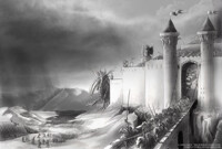 Commission. The Aerie Curtain