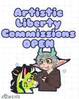 Artistic liberty commissions open!