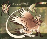 Lunar moth dragon