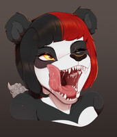 Panda's teeth [commission]