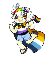 Bruleebot - Pride YCH (Raffle Prize)