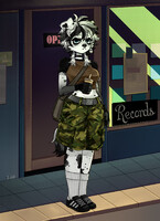 Full body and background commission