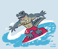 [f] Alvin's Island gator man