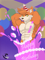[GIFT ART] Birthday Fox