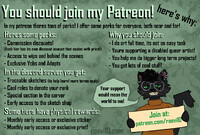 Patreon info card