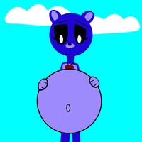Overinflated Blue Bear