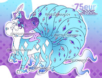 ✨ CLOSED - Taur Ninetales x Suicune FUSION ADOPT