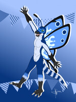 Sinosauropteryx + Butterfly hybrid!!