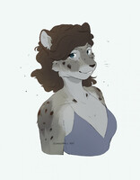 Smiling in Blue, by Quinnwork