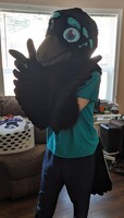 Sekiu the Crow Fursuit Partial!
