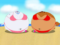 Rita and Georgette's Blimpy Beach Vacation