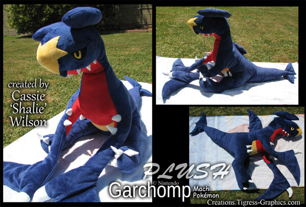 life size garchomp plush