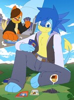 Large Duel (Commission from Haku)